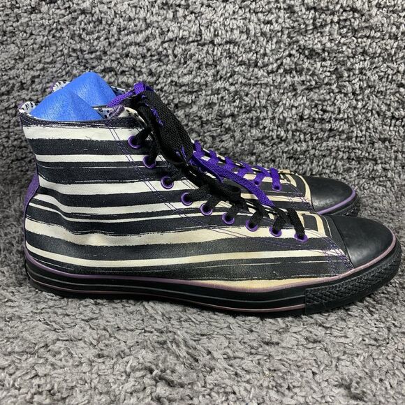 Converse Chuck Taylor All Star Canvas High Top Stripes Sneakers Size 15 - Picture 3 of 8